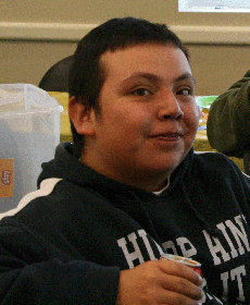 Raphael Canenguez died on the Jan. 18 2008.  In this picture he is wearing his signature sweatshirt. (Virginia Medrano-Rosales)