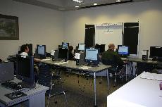 Prospective students taking the placement test (Brenda Cancino)