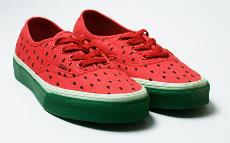 red and green exclusive Vans, bringing the taste of watermelon to your shoes. (Courtesy of Vans.com)
