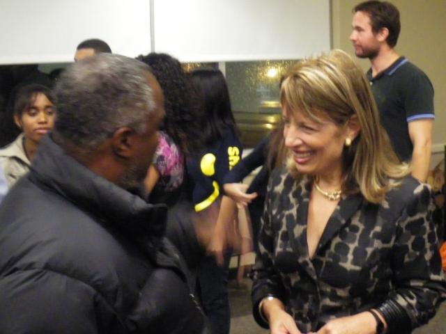 Congresswoman Jackie Speier meets with her constituents at Skyline College. (Stephen Benoit)