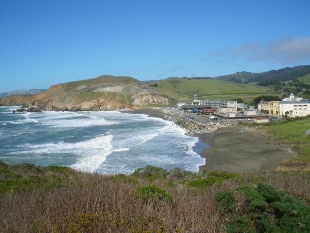 Looking north towards a hotel and other buildings at Rockaway Beach. (Stephen Benoit)