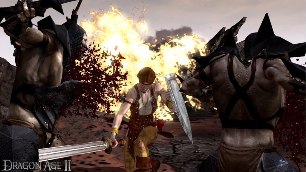 Aveline avenges her husband against the invading Darkspawn. (Electronic Arts)