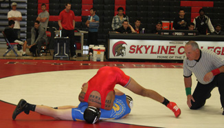 Skyline playing against San Jose State.