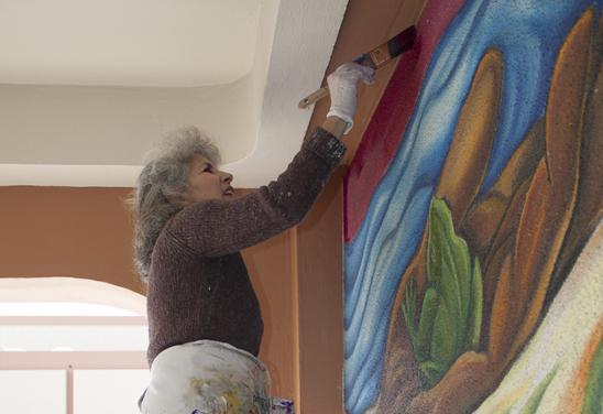 Bay Area muralist brightens Skyline
