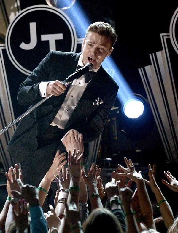 Justin Timberlake steals show at 55th Annual Grammy Awards
