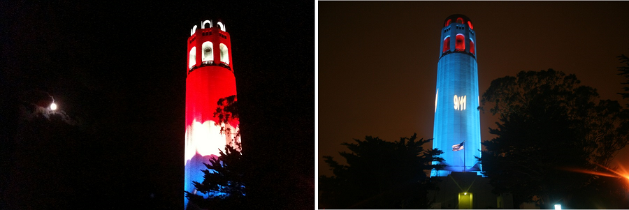 Coit+Tower.+Beacon+for+9%2F11.