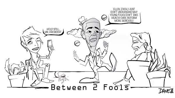 Editorial Cartoon Cartoon - Between two fools