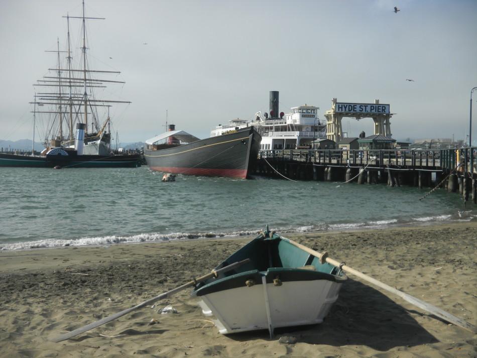 Depart from Hyde St. Pier into history via one of the several famous ships that the San Francisco Maritime National Historical Park preserve. Photo credit: Lea Naqishbendi
