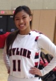 #11 Marielle Beltran (4a nd 5) is in her second year of playing for the Skyline Basketball team and is looking forward to a much better season next semester.