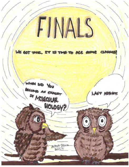 Editoral Cartoon: Finals