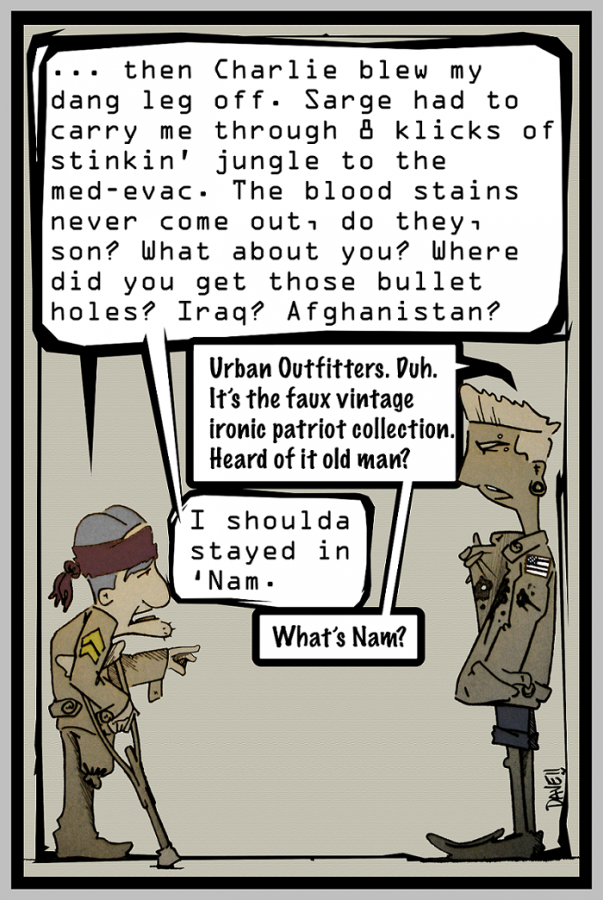 Editorial Cartoon: Urban outfitters it is