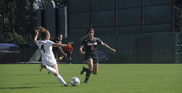 Women’s soccer team go toe to toe against Las Positas College.