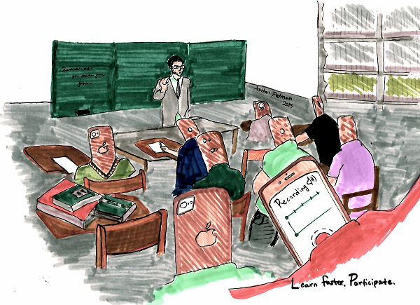 Artistic license: Learn faster, participate