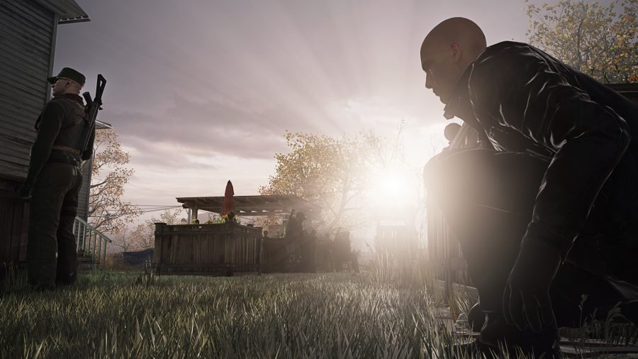 Agent 47 goes in for the assassinate, taking advantage of the shadows instead of going guns blazing. Photo credit: Courtesy of Square Enix