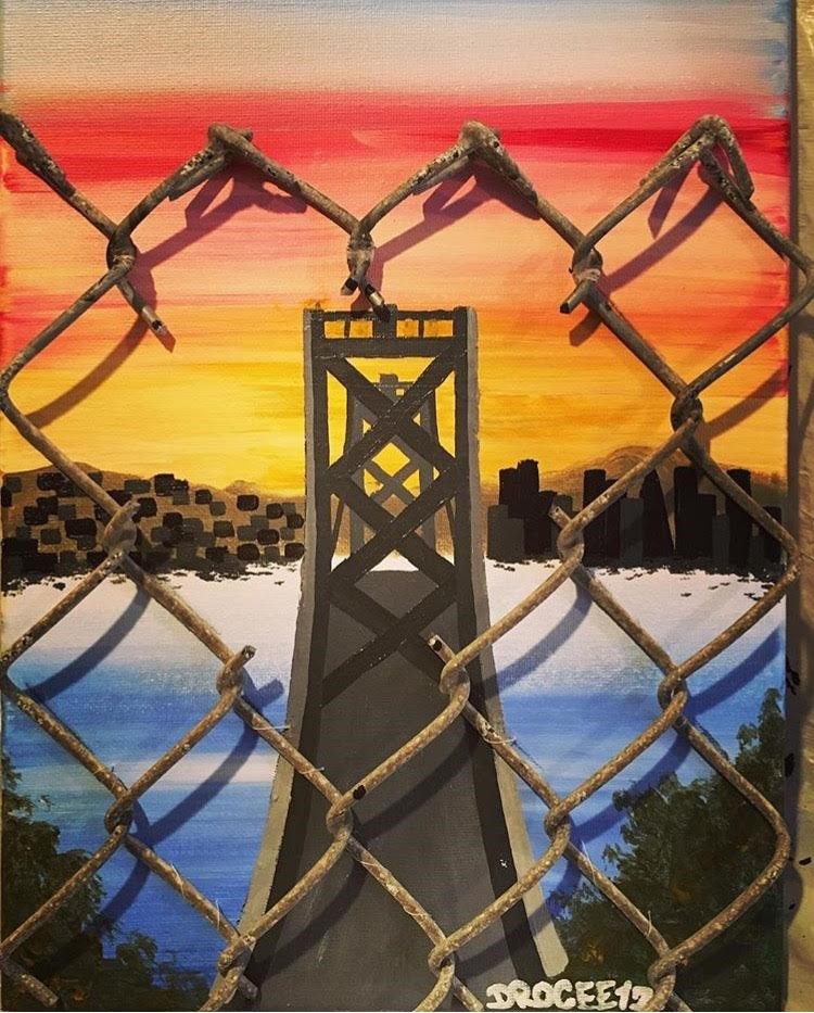 Image of Dro Cee’s “Left My Heart in SF,” piece, courtesy of Sick Filthy Ink. @SickFilthy_Ink on Instagram