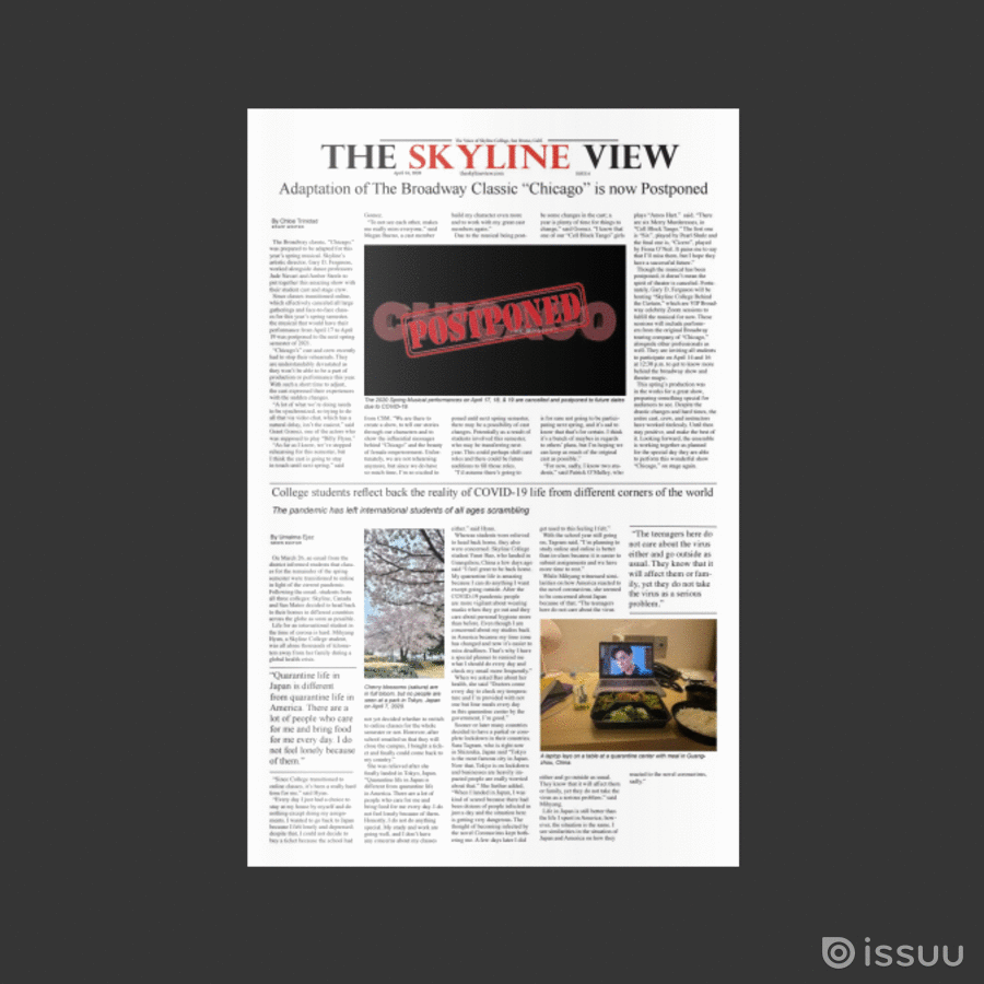 The Skyline View | Spring 2020 | Issue #5