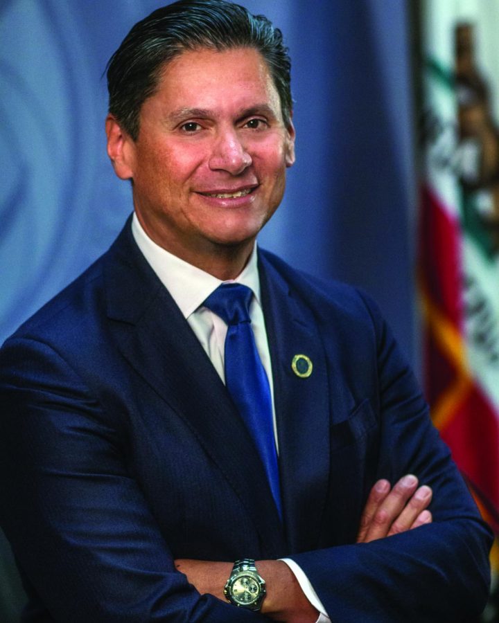 Eloy Ortiz Oakley poses for a photo after he was named chancellor of the California Community Colleges on Monday, July 18, 2016, in Sacramento, Calif.
