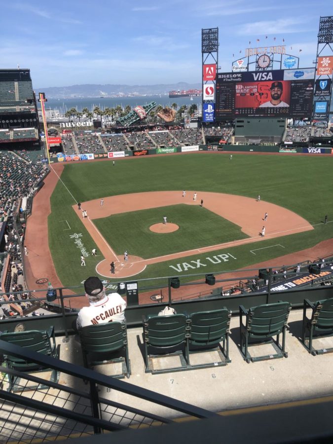 Giants fans have returned to Oracle Park, and while capacity may be limited the spirit remains
