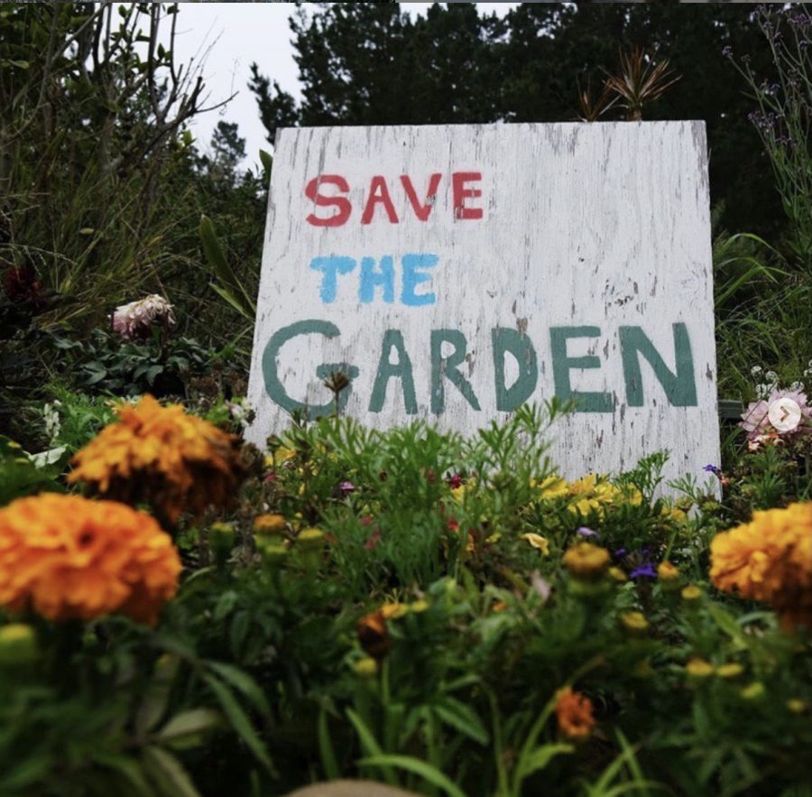 Daly City residents create a sign to save the local garden