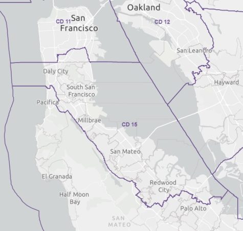 The newly formed California congressional District 15 will no longer include coastal San Mateo County communities.