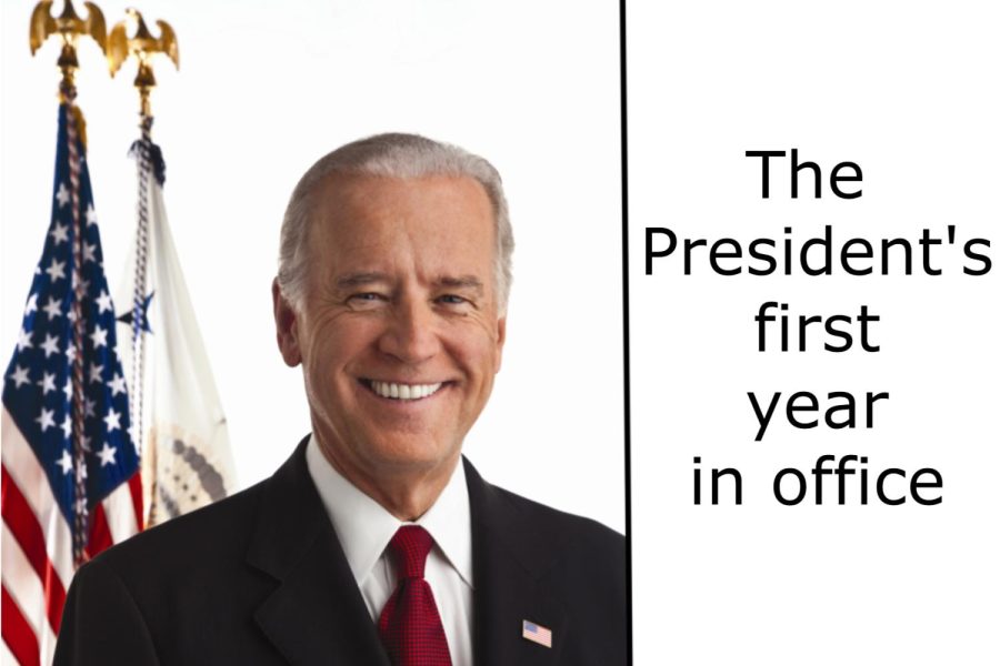 President+Joe+Biden+reached+the+one+year+mark+of+his+presidency+on+Jan.+20%2C+2022.