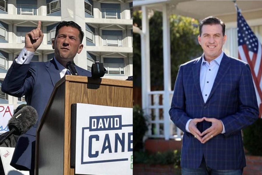 David Canepa (Left) and Kevin Mullin (Right) are candidates for Californias open 15th congressional district.
