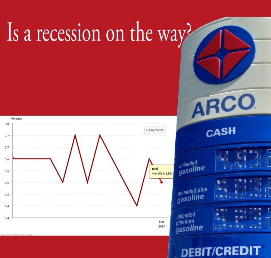 Unemployment+remains+low+however+inflation+is+still+high.+The+Federal+Reserves+plan+to+fight+inflation+as+well+as+bank+failures+has+led+many+economists+to+predict+a+recession.