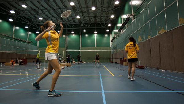 Skyline women’s badminton vs City College of San Francisco