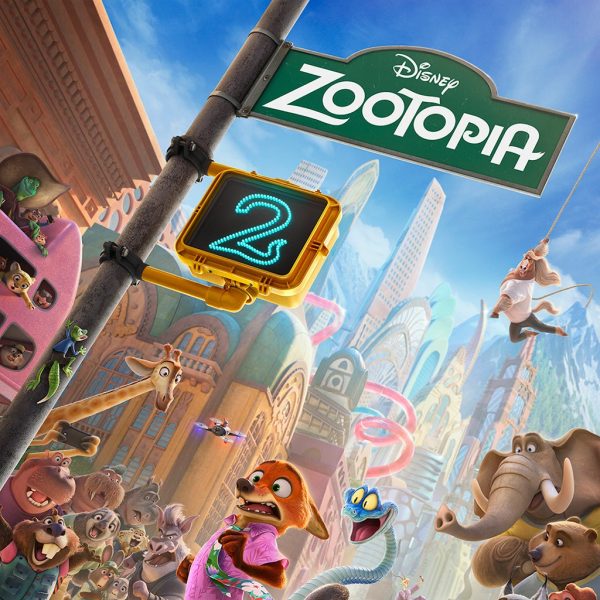 Movie poster for “Zootopia 2.”