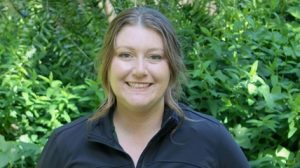 A head shot of Erin Johnson the only academic counselor dedicated to athletics.