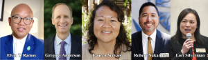 The five finalists for CSM's vice president of instruction.
