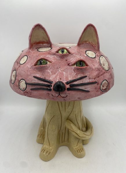Ceramic art piece by Sarah Keller.
 