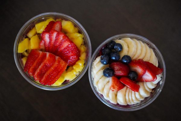 Acai R's, "build your own bowl," option affords customers the ability to customize their bowls with a variety of toppings.