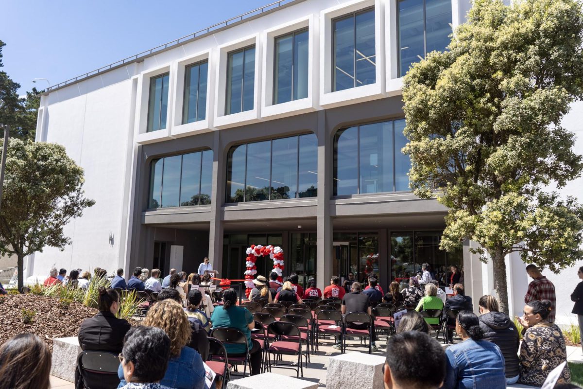 Skyline College hosts ribbon-cutting event for opening of Building 2.